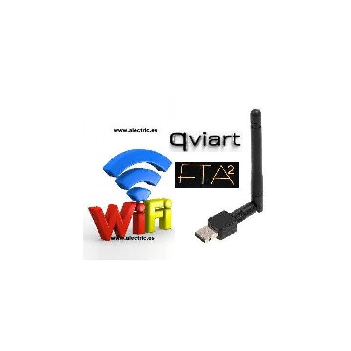 Antena wifi USB para Qviart FTA2