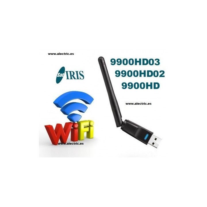 Antena wifi USB para Iris 9900 HD