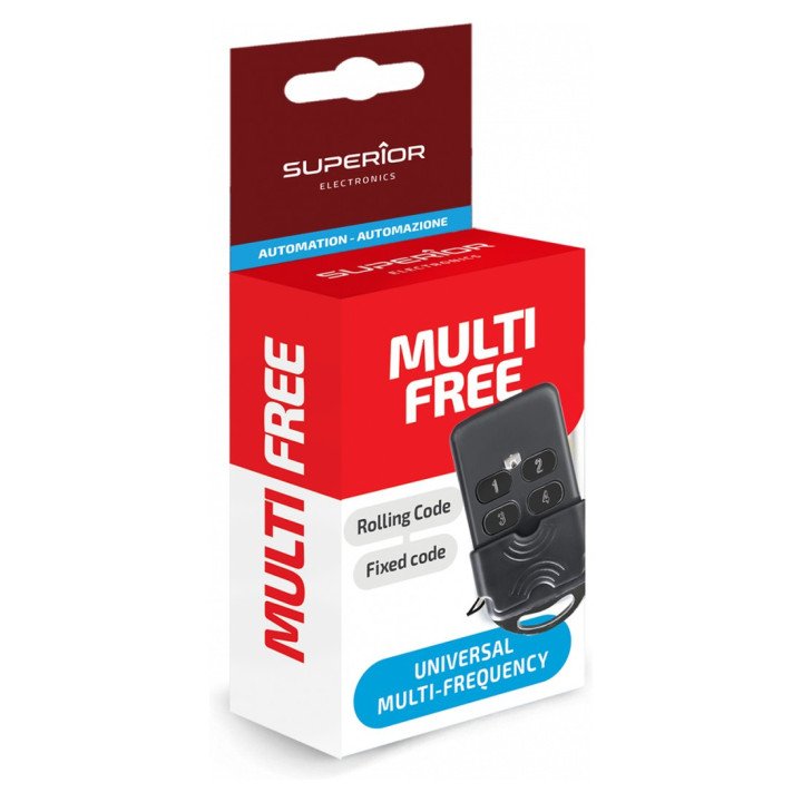 Mando de garaje Multi-Free: copia rolling code y fijo (FAAC, BFT, Nice…) | man2.es