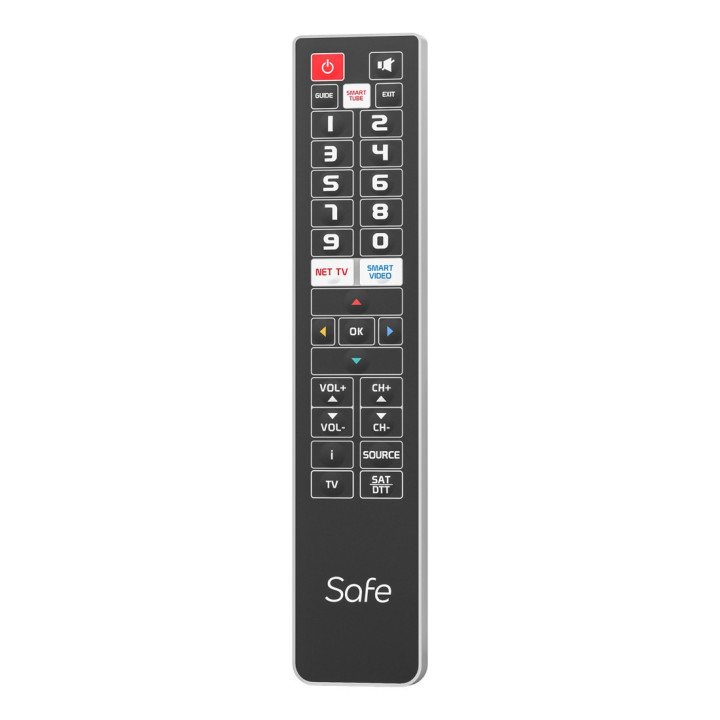 Safe Simplified: mando higienizable sin menú (TV + TDT) | man2.es