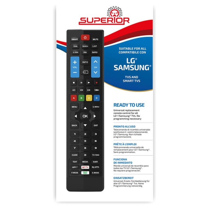 Mando de recambio LG y Samsung, listo para usar | man2.es