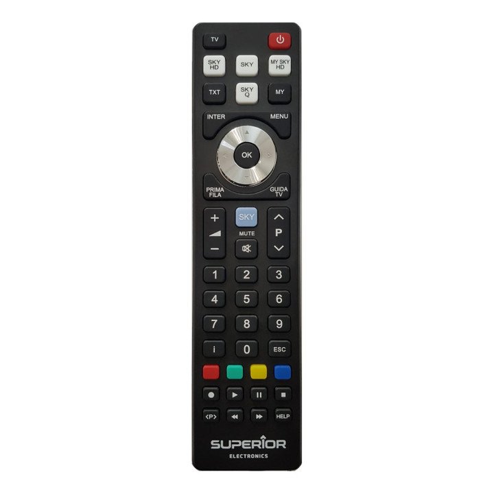 Mando de recambio Sky (Sky HD, My Sky HD, Sky Q), listo para usar | man2.es