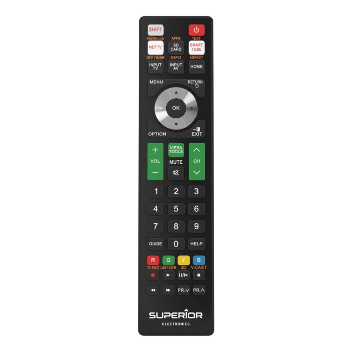 Mando a distancia Panasonic de recambio (modelo Black), listo para usar | man2.es